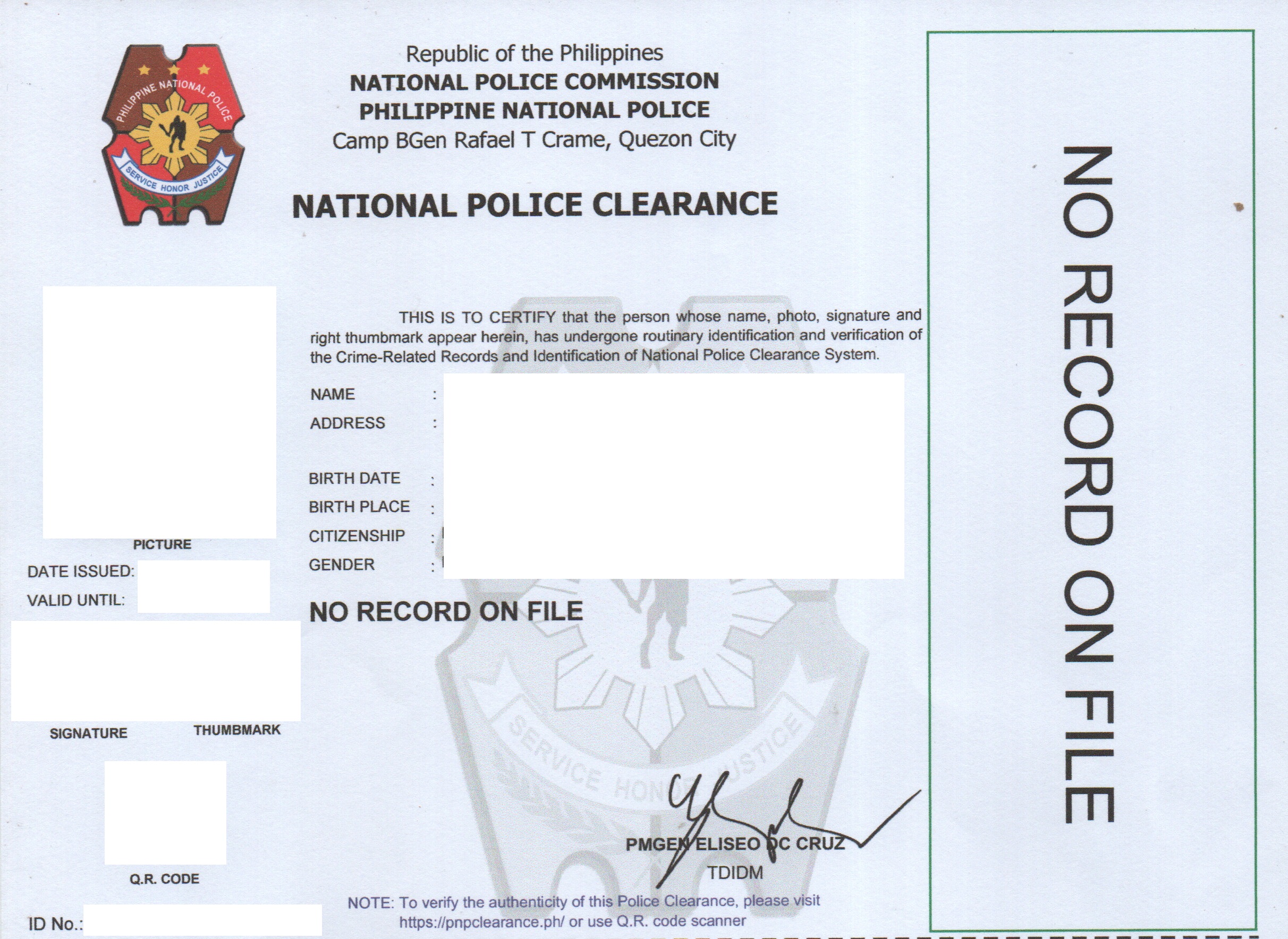 How to acquire a National Police Clearance MyFirearms